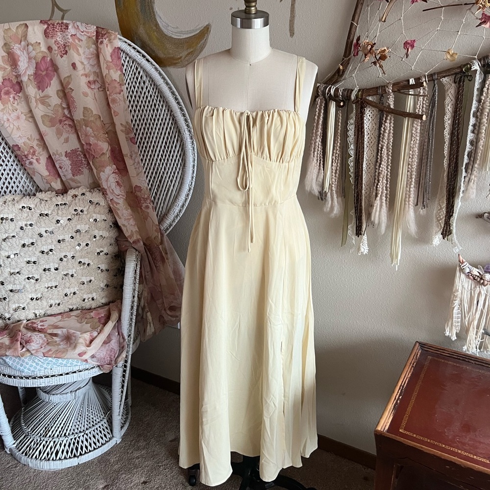 Butter Yellow Dress